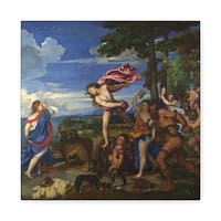 12415362925770982159_2048.jpeg Bacchus and Ariadne - Titian (c. 1520-23) - Renaissance Canvas Print
