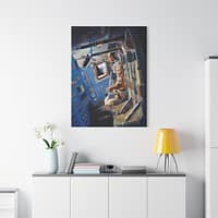 14005396508519316861_2048.jpeg Apollo 12 Command Module Concept - NASA (1969) - Space Age Canvas Print