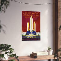 14551118702741266515_2048.jpeg Chicago World's Fair - A Century of Progress (1933) - Art Deco Poster Print