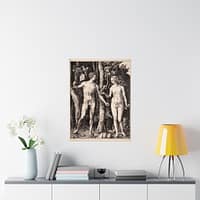 14579262133656854277_2048.jpeg Adam and Eve - Albrecht Dürer (1504) - Renaissance Poster Print