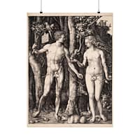 15054594383551395481_2048.jpeg Adam and Eve - Albrecht Dürer (1504) - Renaissance Poster Print