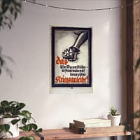 16105524049974765375_2048.jpeg Das ist der Weg zum Frieden - die Feinde wollen es so! (Lighter Version) - Lucien Bernhard (1917) - Patriotic WWI Poster Print