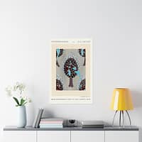 16520946760640702395_2048.jpeg Bird Pattern Pochoir Print in Oriental style - E. A. Séguy (1914) - Art Nouveau Poster Print