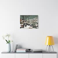17774034987218338324_2048.jpeg Hunters in the Snow - Pieter Bruegel the Elder (1565) - Renaissance Canvas Print