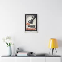 17981384804608873274_2048.jpeg Das ist der Weg zum Frieden - die Feinde wollen es so! (Lighter Version) - Lucien Bernhard (1917) - Patriotic WWI Canvas Print