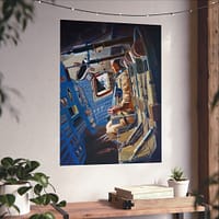 18388943987202079457_2048.jpeg Apollo 12 Command Module Concept - NASA (1969) - Space Age Poster Print