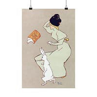 1998968726943044546_2048.jpeg Advertisement for a March issue of Harper's New Monthly Magazine - Edward Penfield (c. 1895-1900) - Vintage Art Poster Print
