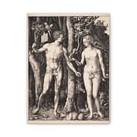 2141031483789477360_2048.jpeg Adam and Eve - Albrecht Dürer (1504) - Renaissance Canvas Print