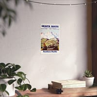 2362238593824401939_2048.jpeg Shasta Route Through the Shasta-Cascade Wonderland Region - Southern Pacific - Maurice Logan (1950) - Vintage Travel Poster Print