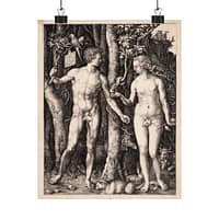 2529588078972715868_2048.jpeg Adam and Eve - Albrecht Dürer (1504) - Renaissance Poster Print