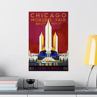 2754180593972484480_2048.jpeg Chicago World's Fair - A Century of Progress (1933) - Art Deco Poster Print