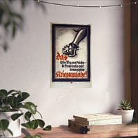3059174981227379142_2048.jpeg Das ist der Weg zum Frieden - die Feinde wollen es so! (Lighter Version) - Lucien Bernhard (1917) - Patriotic WWI Poster Print