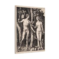 3409628712089435059_2048.jpeg Adam and Eve - Albrecht Dürer (1504) - Renaissance Canvas Print