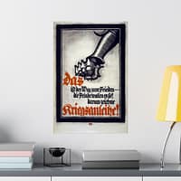 3700969311332942148_2048.jpeg Das ist der Weg zum Frieden - die Feinde wollen es so! (Lighter Version) - Lucien Bernhard (1917) - Patriotic WWI Poster Print