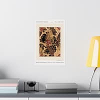 3952378047404077500_2048.jpeg Flower Pattern Stencil Print - Compositions dans le Gout Oriental - E. A. Séguy (1914) - Art Deco Poster Print