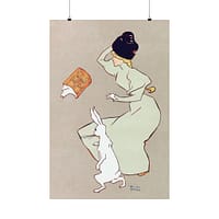 3968256484065733664_2048.jpeg Advertisement for a March issue of Harper's New Monthly Magazine - Edward Penfield (c. 1895-1900) - Vintage Art Poster Print