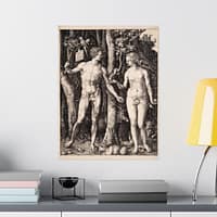 4311261962531057431_2048.jpeg Adam and Eve - Albrecht Dürer (1504) - Renaissance Poster Print