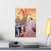 4802191626637398637_2048.jpeg Ariane Theatre National De L'Opera - Albert Maignan (1906) - Art Nouveau Poster Print
