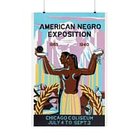 5952980690078704240_2048.jpeg American Negro Exposition - Robert Savon Pious (1940) - Art Deco Poster Print