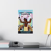 6352076379096116607_2048.jpeg American Negro Exposition - Robert Savon Pious (1940) - Art Deco Poster Print