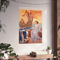 808510057209309395_2048.jpeg Ariane Theatre National De L'Opera - Albert Maignan (1906) - Art Nouveau Poster Print