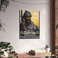 8231456621076814639_2048.jpeg Altona's Opfertag, 18. Januar - Wilhelm Battermann (1916) - Patriotic WWI Poster Print