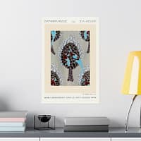 8728849902810482747_2048.jpeg Bird Pattern Pochoir Print in Oriental style - E. A. Séguy (1914) - Art Nouveau Poster Print