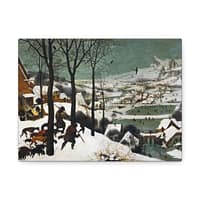 9018113985223500621_2048.jpeg Hunters in the Snow - Pieter Bruegel the Elder (1565) - Renaissance Canvas Print