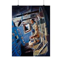 9189699906830662515_2048.jpeg Apollo 12 Command Module Concept - NASA (1969) - Space Age Poster Print