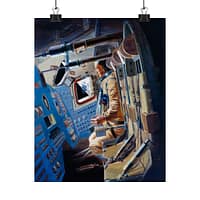9950451117767261678_2048.jpeg Apollo 12 Command Module Concept - NASA (1969) - Space Age Poster Print