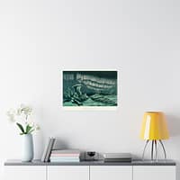 14427753516910634785_2048.jpeg Aurora Borealis in High Latitudes - William MacKenzie’s National Encyclopedia (1891) - Vintage Lithograph Poster Print