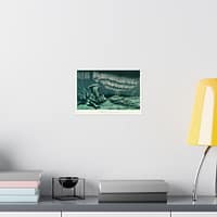 15805760288541020189_2048.jpeg Aurora Borealis in High Latitudes - William MacKenzie’s National Encyclopedia (1891) - Vintage Lithograph Poster Print