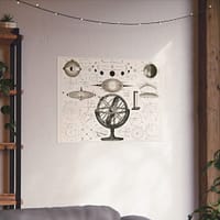 18020450768343160431_2048.jpeg Astronomical Spheres, Charts and Diagrams - Johann Georg Heck (1849) - Vintage Lithograph Poster Print