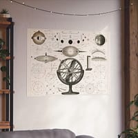 8777649772715350794_2048.jpeg Astronomical Spheres, Charts and Diagrams - Johann Georg Heck (1849) - Vintage Lithograph Poster Print