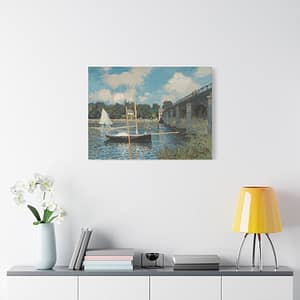 12728853820501097695_2048-1.jpeg The Bridge at Argenteuil – Claude Monet (1874) – Impressionist Canvas Print