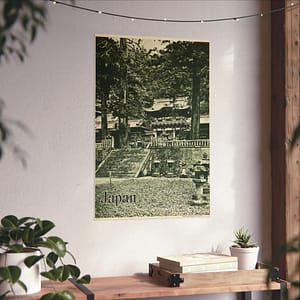 15939641688505259595_2048-1.jpeg Toshogu Shrine, Nikko – Japanese Government Railways (c. 1936) – Vintage Travel Poster Print