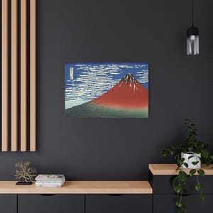 1941807235801302417_2048-1.jpeg Red Fuji (South Wind, Clear Sky) – Katsushika Hokusai (c. 1830-32) – Japanese Woodblock Canvas Print
