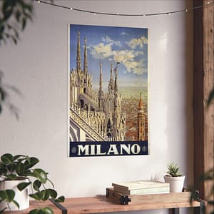 2083057535854546709_2048-1.jpeg Milano (Milan), Italy – ENIT Italian National Tourist Board (c. 1920) – Vintage Travel Poster Print