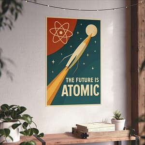 2667762141682943482_2048-1.jpeg The Future Is Atomic – LUNE Original – Space Age Poster Print