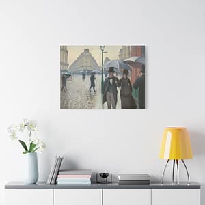 6231115338073296471_2048-1.jpeg Rue de Paris, temps de pluie (Paris Street in Rainy Weather) – Gustave Caillebotte (1877) – Impressionist Canvas Print