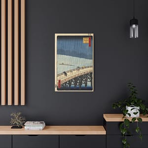 6923373338350574514_2048-1.jpeg Sudden Shower over Shin-Ōhashi Bridge and Atake – Utagawa Hiroshige (1857) – Japanese Woodblock Canvas Print