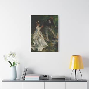 7923314041356446163_2048-1.jpeg La Promenade – Pierre-Auguste Renoir (1870) – Impressionist Canvas Print