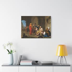 9559918150867926273_2048-1.jpeg Belisarius Begging for Alms – Nicolas-René Jollain (1767) – Classical Canvas Print
