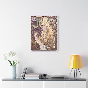 8393382197581674278_2048.jpeg Job Cigarettes ad - Alphonse Mucha (1896) - Art Nouveau Canvas Print