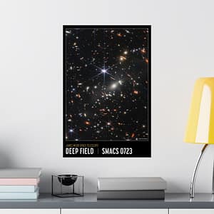 3188346382182256474_2048-1.jpeg Deep Field - NIRCam Compass Image - NASA James Webb Space Telescope - Space Age Poster Print