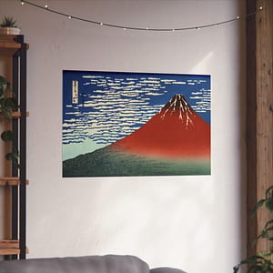10976233222092051350_2048.jpeg Red Fuji (South Wind, Clear Sky) β Katsushika Hokusai (c. 1830-32) β Japanese Woodblock Poster Print