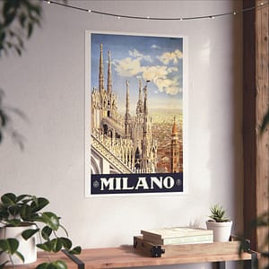 11107809200249207402_2048-1.jpeg Milano (Milan), Italy – ENIT Italian National Tourist Board (c. 1920) – Vintage Travel Poster Print