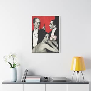 11787290898172147931_2048.jpeg See, Jack, he said, his manner wild and delirious - Wladyslaw Theodore Benda (1922) - Art Deco Canvas Print