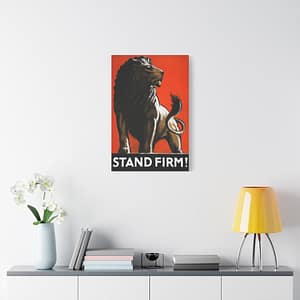 12360087576131736782_2048.jpeg Stand Firm! - Tom Purvis (1943) - Patriotic WWII Canvas Print