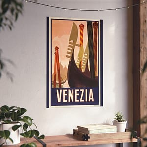 16458701076957139934_2048-1.jpeg Venezia (Venice), Italy – ENIT Italian National Tourist Board – Vintage Travel Poster Print